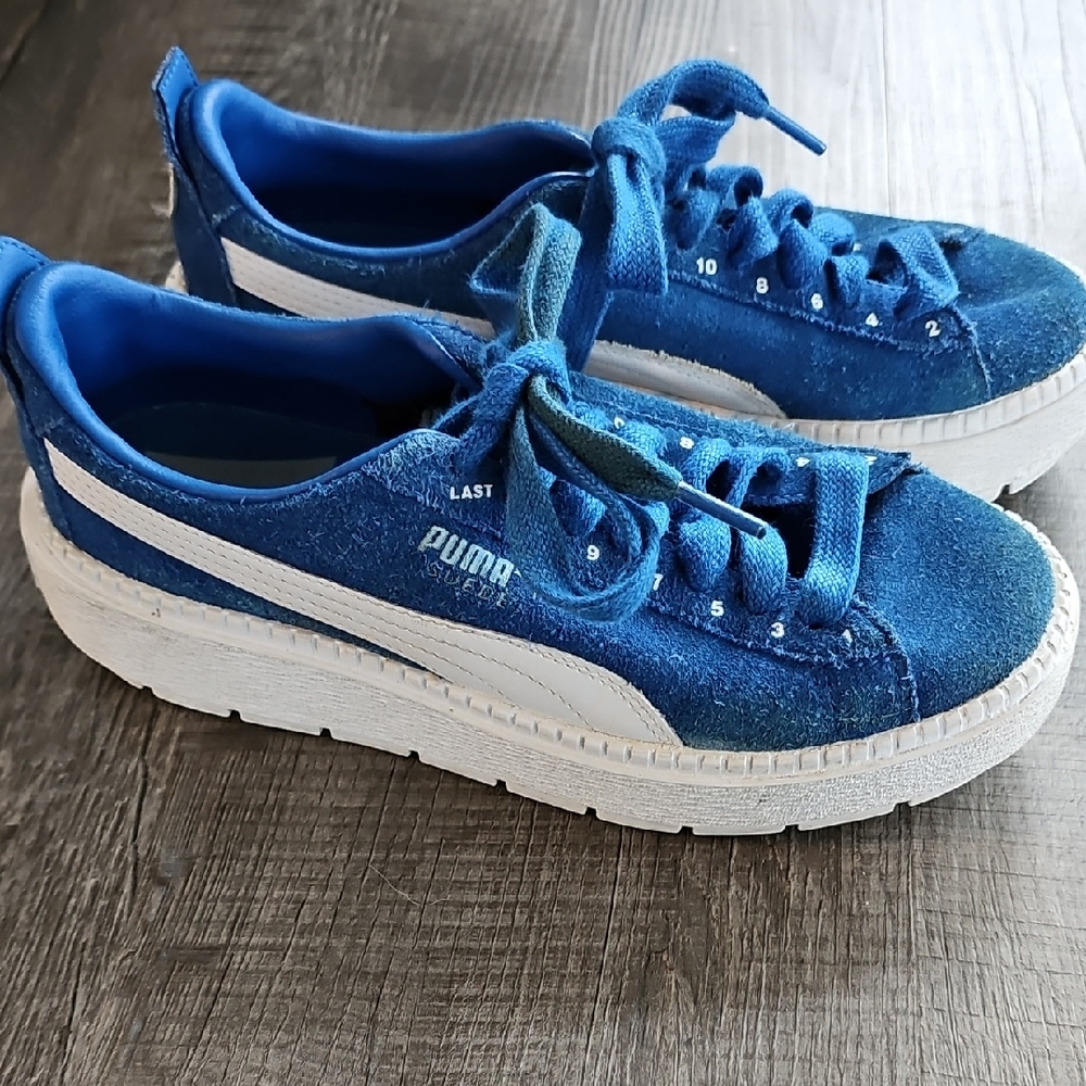 Puma Rihanna Womens  Royal Blue Sneakers